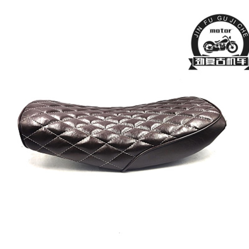 GN125\GN250摩托车复古改装座垫 53cm短版坐垫 CAFE复古改装鞍座 - 图0