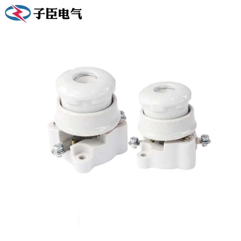 RL1-15螺旋式熔断器底座RL1-60型陶瓷保险丝底座15A60A100A 380V - 图0