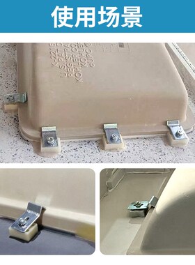 台下盆固定扣件陶瓷洗脸盆厨房水槽固定卡扣防掉落挂件安装支撑架