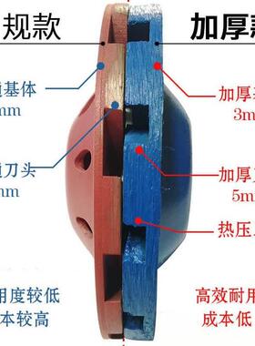 石材打磨工具混凝土水泥地墙面打磨切割机加厚金刚石平面碗磨头片