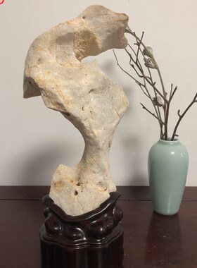 传统奇石天然精品原石观赏石案头清供文房小摆件R太湖石盆景太湖