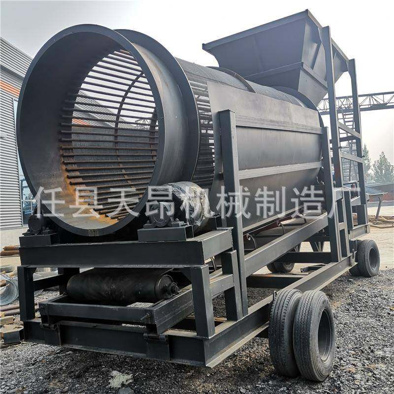 外贸工厂防堵毛刷200型筛沙机筛网筛沙洗砂大型滚筒筛分设备,淘宝优惠券,粉丝福利购,淘宝优惠卷