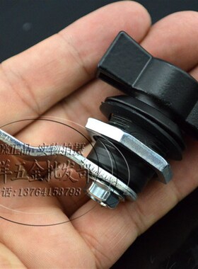 T型把手转舌锁 MS714-2 工具箱门锁 电柜门锁 设备箱锁 把手锁