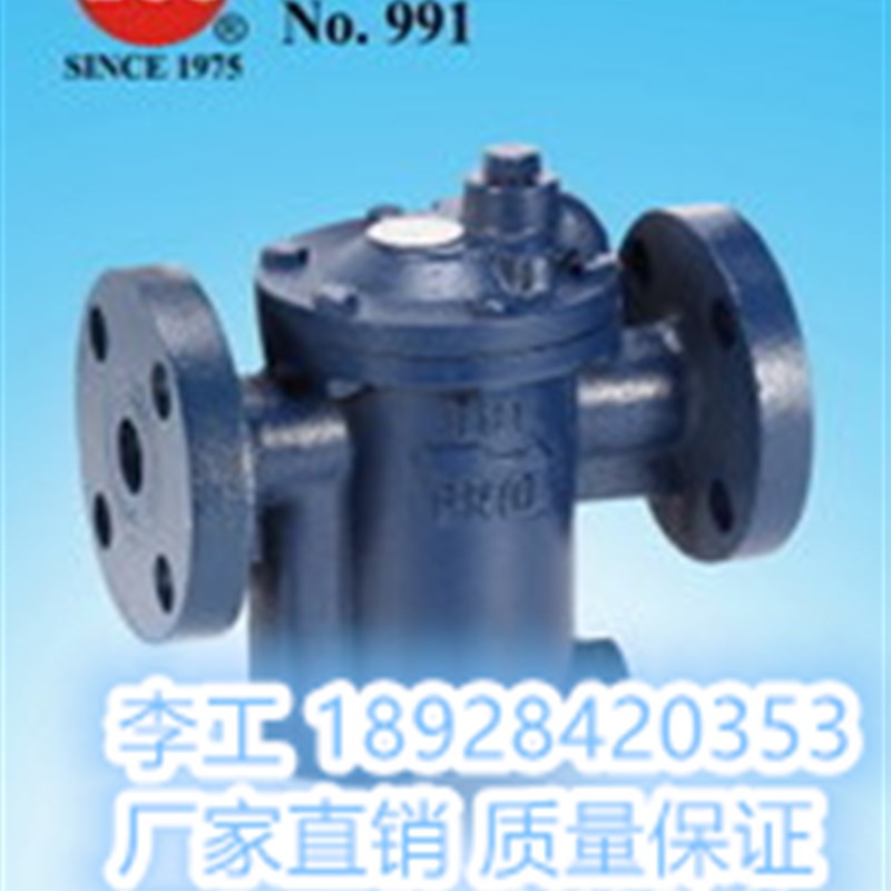 995法兰倒吊桶疏水阀 进口蒸汽疏水阀 台湾DSC法兰疏水器倒置桶式 - 图0