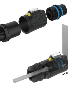 LP24 RJ45网络网线网口数据连接器 防水航空插座卡侬快速公头母座