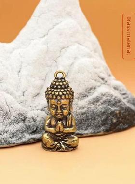 释迦牟尼佛像吉祥饰品汽车钥匙扣吊坠饰品饰品礼品招财进宝地板饰