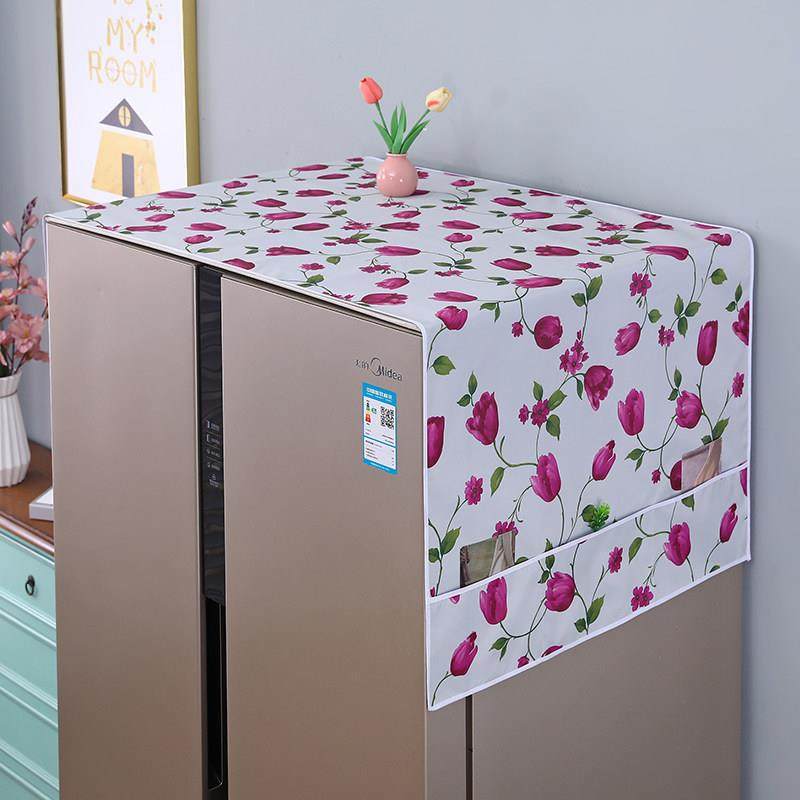 加厚冰箱防尘罩顶盖布防油防水可擦单开门双开门洗衣机新款盖巾布,淘宝优惠券,粉丝福利购,淘宝优惠卷