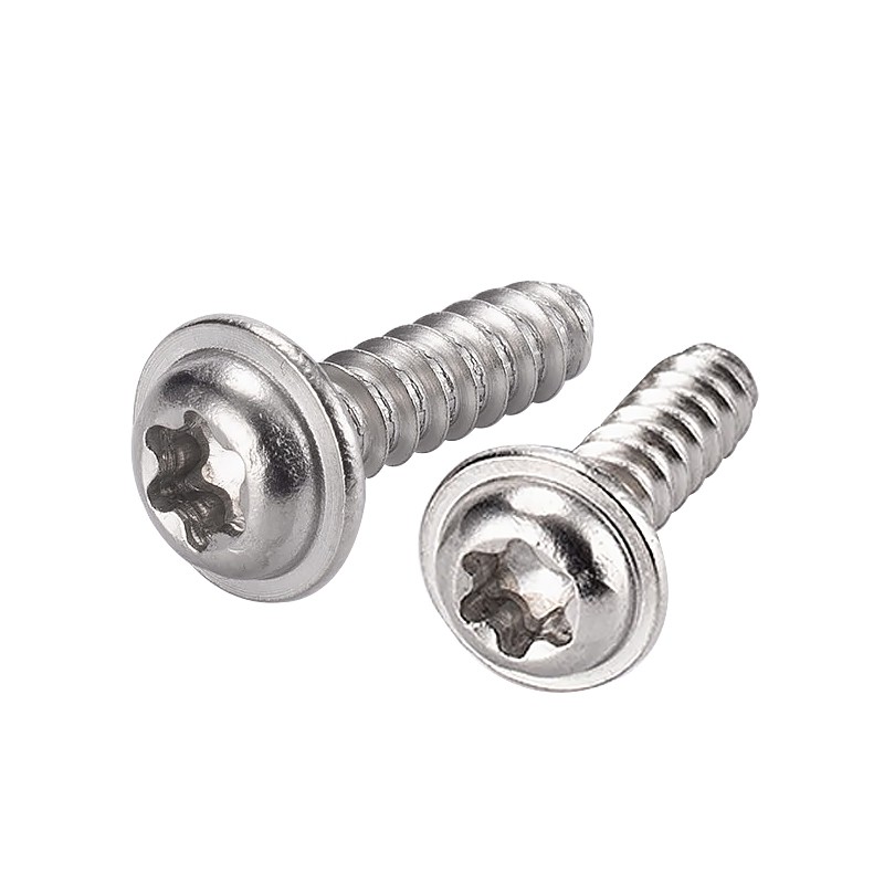 梅花螺钉带垫平尾304不锈钢梅花槽自攻螺钉4汽车配件盘头梅花螺丝 - 图3