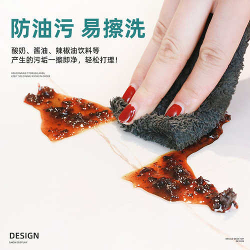 PVC软玻璃透明桌垫防水防油防烫免洗隔热餐桌布茶几垫塑料水晶板 - 图0
