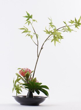 现代简约黄色绢花植物摆件酒店客厅玄关电视柜样板房餐桌花束摆放