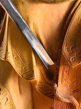 木雕工具东阳手工木工雕刻刀具  圆弧雕花刀  磨好带柄打坯深圆刀
