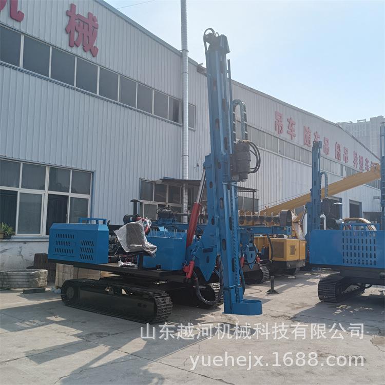 光伏打桩机螺旋桩机定制YH-G300Z爬坡度螺旋钻机太阳能 - 图0