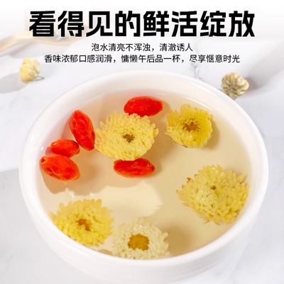 精选胎菊特优级正品官方旗舰店杭白菊花茶桐胎菊正品乡罐装1