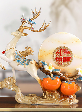 客厅玄关电视酒柜新居新年装饰摆件喜庆寓K意好葫芦结婚房乔迁礼