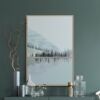 Internet celebrity decorative painting modern minimalist landscape hanging painting mural living room gift corridor restaurant housewarming bedroom 24 solar terms