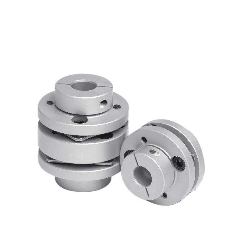 台阶膜片联轴器 铝合金弹性单双膜片法兰联轴节伺服电机连轴器LK3 - 图2