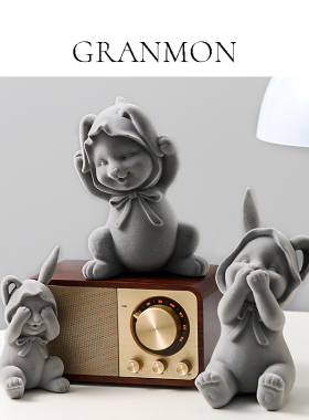 北欧创意植绒客厅摆件轻奢家居玄关酒柜电视柜装W饰品桌面摆设