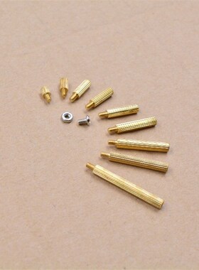 link cnc 精品 270pcs M2单通滚花 安防圆形铜柱 配M2螺丝螺母