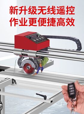 锌凯电动瓷砖水刀切割机小型超高压全自动台式石材地砖45度倒角机