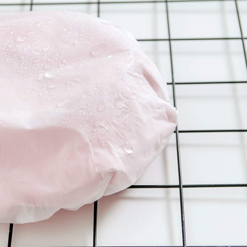 双层防水浴帽女成人洗澡头发罩淋浴头套帽子沐浴发套防油烟发帽,淘宝优惠券,粉丝福利购,淘宝优惠卷