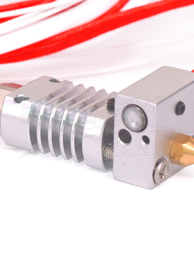 3D打印机配件 新款CR10红色挤出头套件12/24V40W挤出机