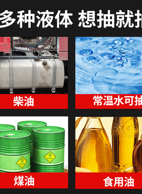 油水两用电动抽油泵12V220V24V伏直流高压水泵柴油泵加油机抽油器