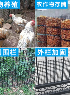 塑料网格防护养殖丝网菜园栅栏户外拦鸡网子圈玉米养鸡围栏网隔离