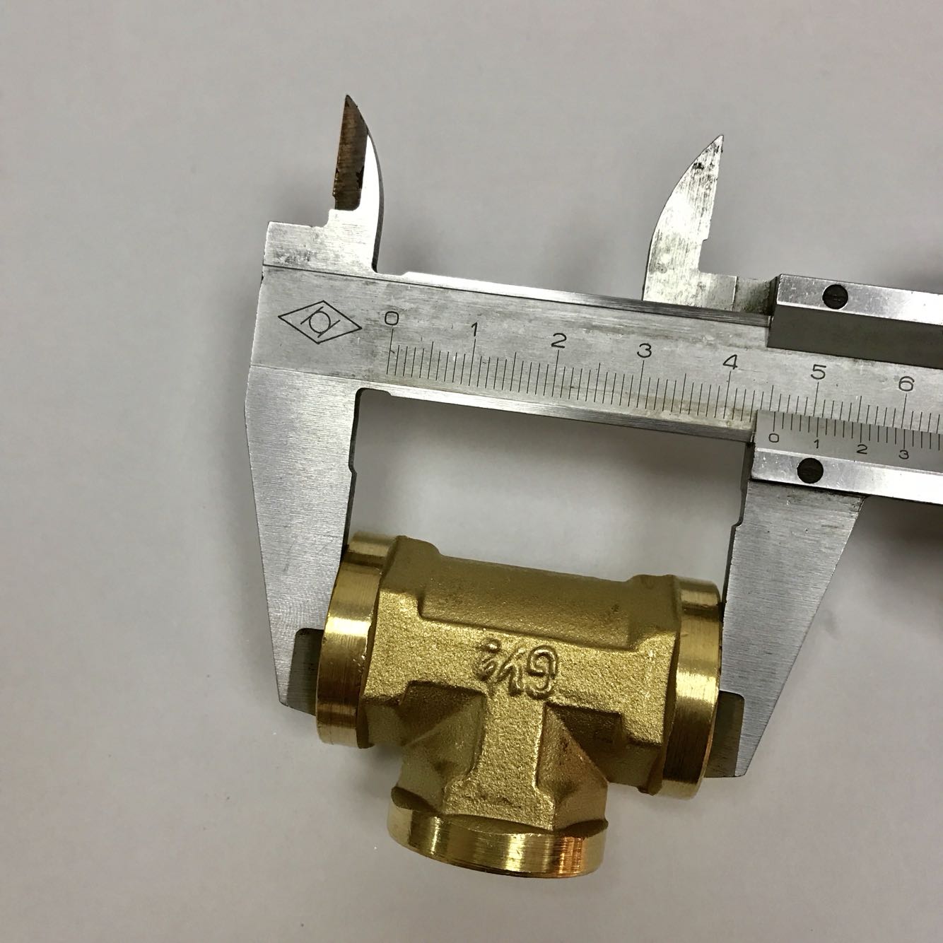 铸造件 铸铜 1/2 四分 内丝三通接头 铜内丝三通 压力2mpa DN15 - 图3