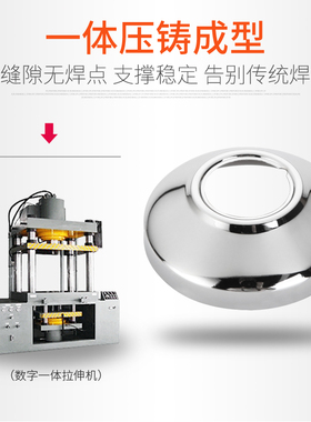 不锈钢水龙头冲洗阀装饰盖角阀花洒遮丑盖加大混水阀淋浴圆盖配件
