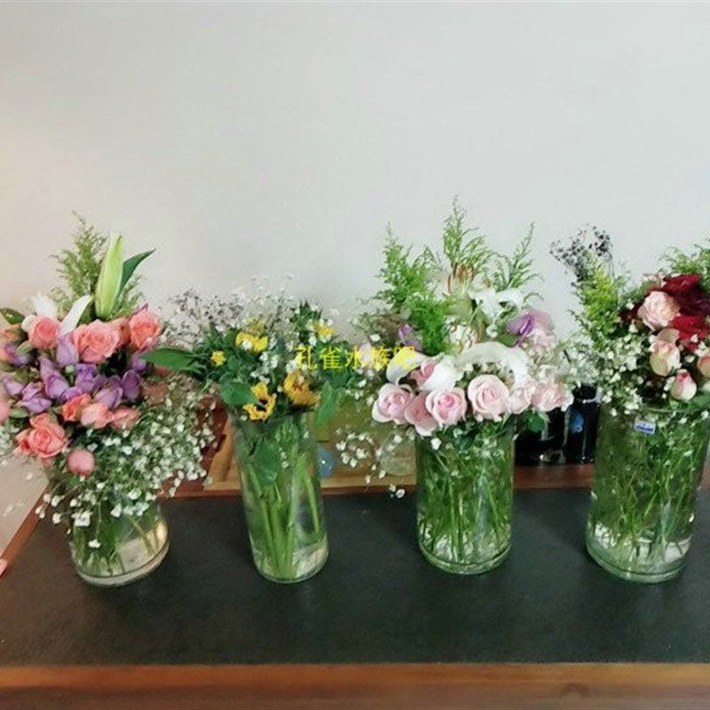 特大号透明圆柱形玻璃金鱼缸创意超白生态玻璃鱼缸水培花瓶包邮,淘宝优惠券,粉丝福利购,淘宝优惠卷