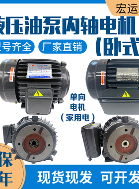 液压油泵电机组PV2R1+3KW5.5KW液压泵总成内轴电机液压站配件系统