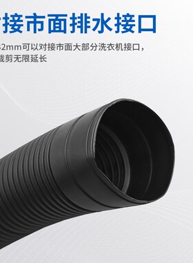 洗衣机排水管延长管出水管软管加长进水管子厨房下水管pvc洗手盆