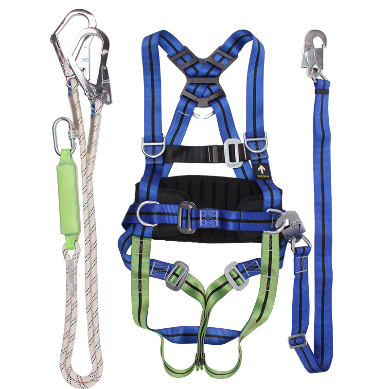 六点式高空作业安全带电工施工铁塔用高空作业安全带双挂钩缓冲包,淘宝优惠券,粉丝福利购,淘宝优惠卷
