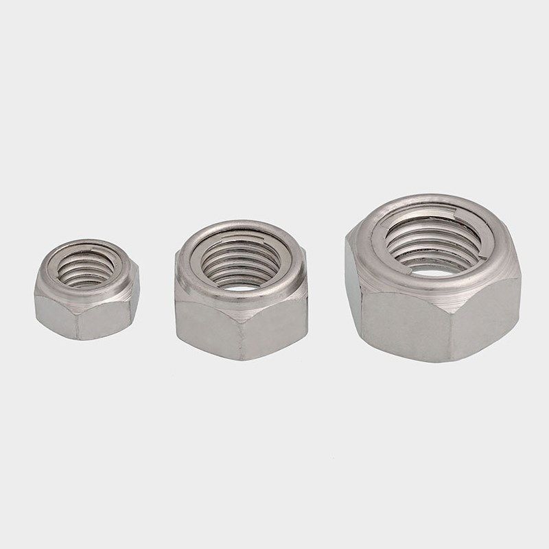 304不锈钢防松螺母金属锁紧螺帽自锁防脱防滑六角螺丝帽M4M5M6m8,淘宝优惠券,粉丝福利购,淘宝优惠卷