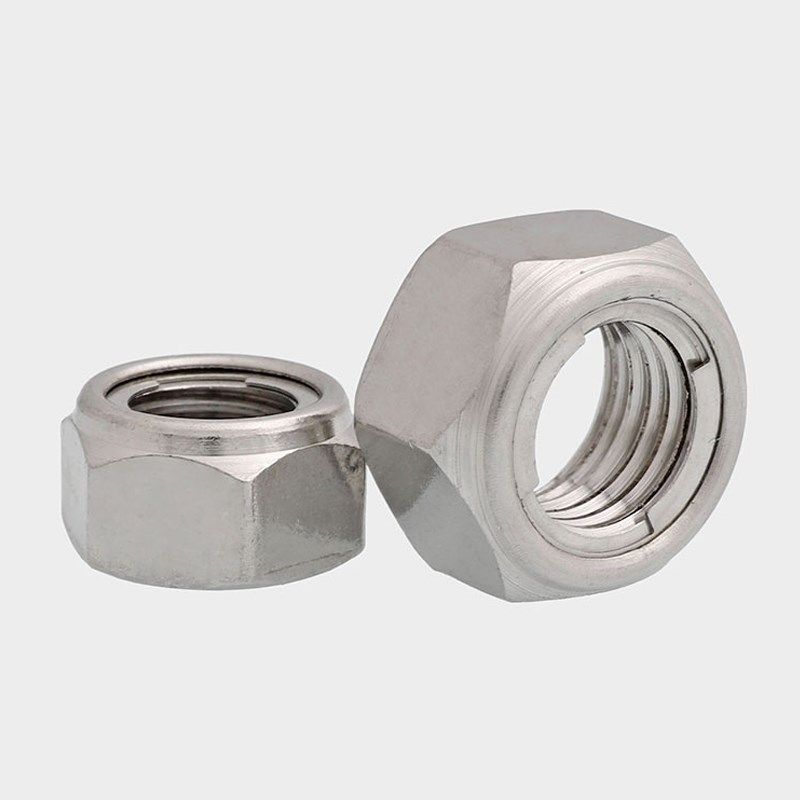 304不锈钢防松螺母金属锁紧螺帽自锁防脱防滑六角螺丝帽M4M5M6m8,淘宝优惠券,粉丝福利购,淘宝优惠卷