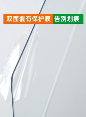 透明封床底挡板防猫钻沙发底档条防尘缝隙宠物塑料隔板桌面挡片