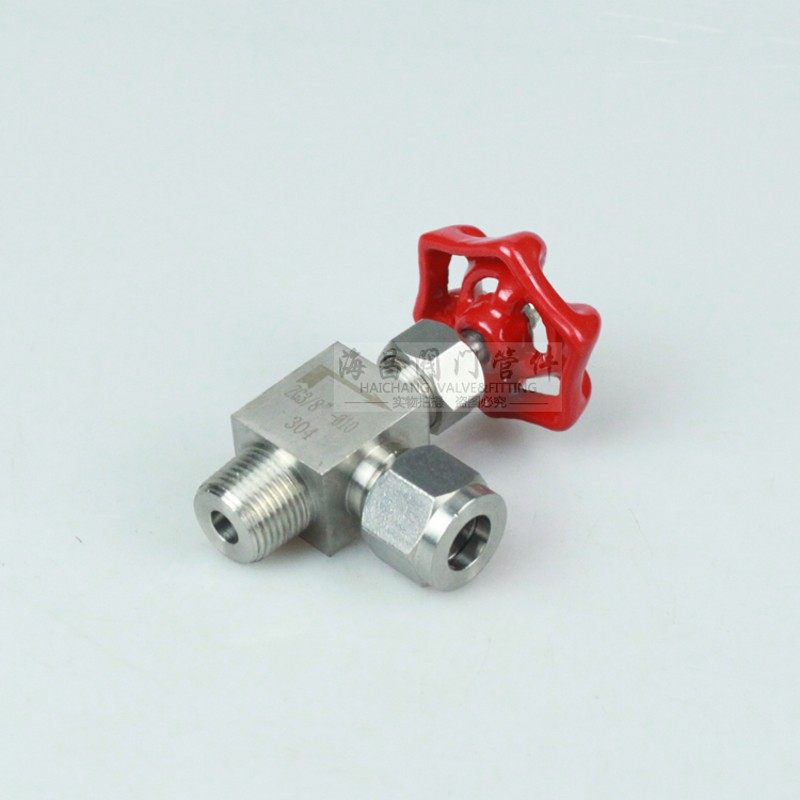 不锈钢QJ-6直角卡套式外螺纹气动管路截止阀角式仪表阀仪表针阀,淘宝优惠券,粉丝福利购,淘宝优惠卷