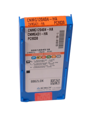 KORLOY数控刀片 CNMG120404-HA PC9030正品包邮 加工不锈钢 菱形