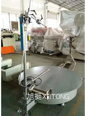 冲床圆盘送料机送料架放料架卧式送料机台式圆盘材料架变频感应式