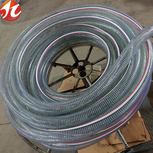 1/1.5/2寸塑料油管真空抽水管透明加厚25mm50螺旋PVC钢丝软管 - 图2