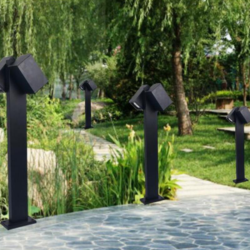 庭院景观灯户外防水LED简约草坪灯花园别墅园林铝材照明灯柱 - 图1