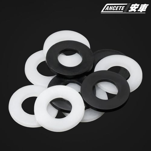 尼龙垫片塑胶圆形绝缘平垫塑料螺丝加大橡胶垫片垫圈M2M6M8M12M20 - 图0
