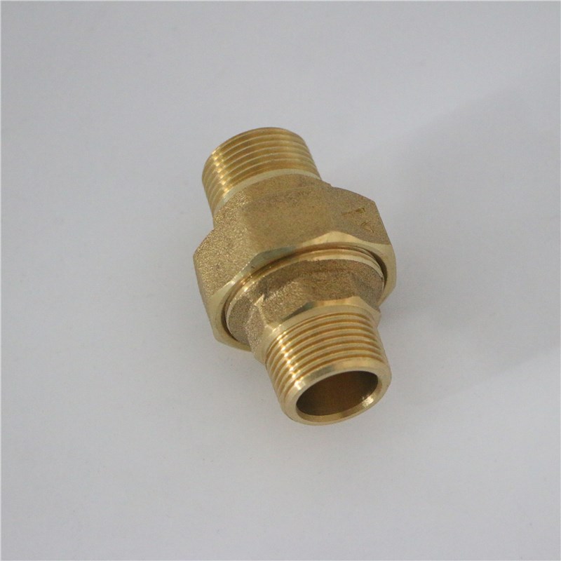 正品埃美柯661黄铜加厚双外丝丝口活接头DN15(4分)1/2专卖店 - 图1