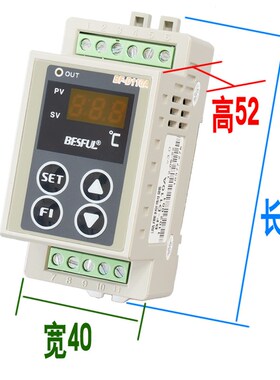 BF-D110A 碧河 BESFUL回水加热导轨式安装温控器温控仪温度控制器