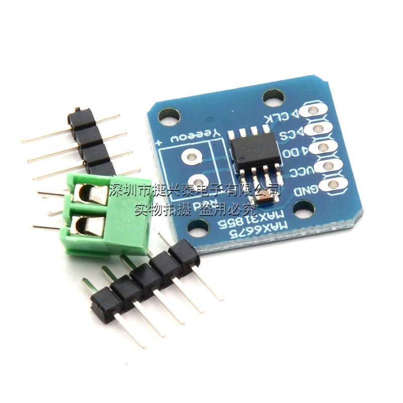 MAX6675/MAX31855热电偶模块 温度感测器 K型热电偶模块 SIP接口 - 图3