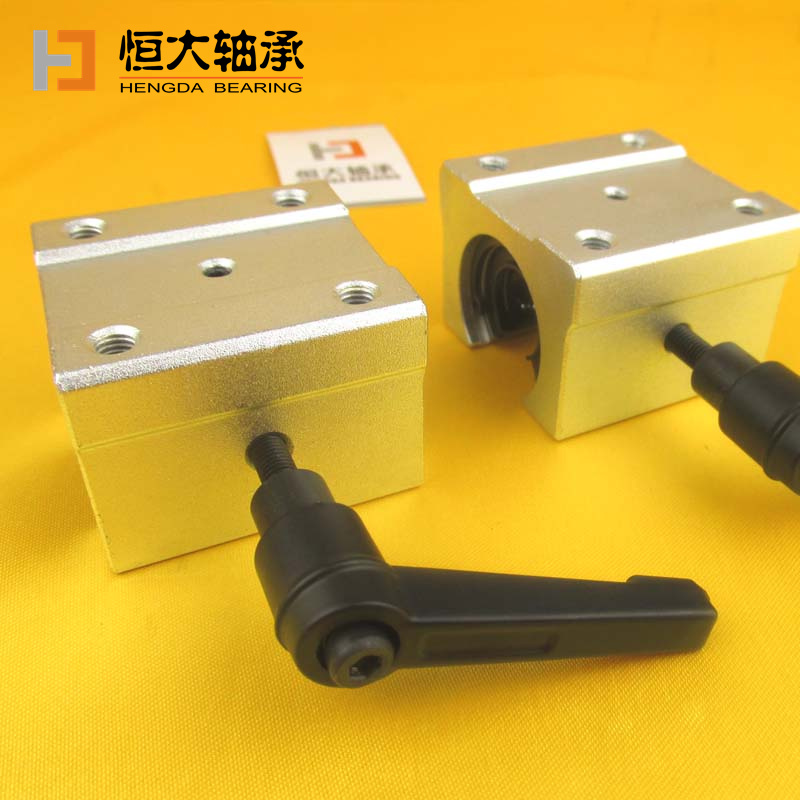 限位SBR20U定位SBR带手柄SBR16UU直线轴承USBR12UUSBR25 锁紧滑块 - 图0