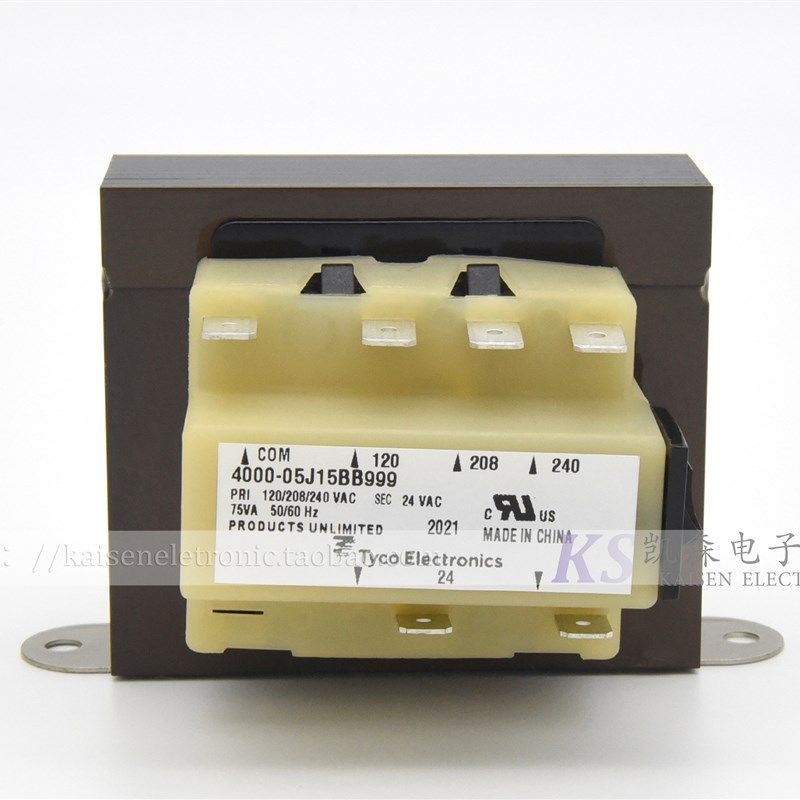 75VA 120V208V240V转24V 4000-05J15BB UL新风系统tyco隔离变压器,淘宝优惠券,粉丝福利购,淘宝优惠卷
