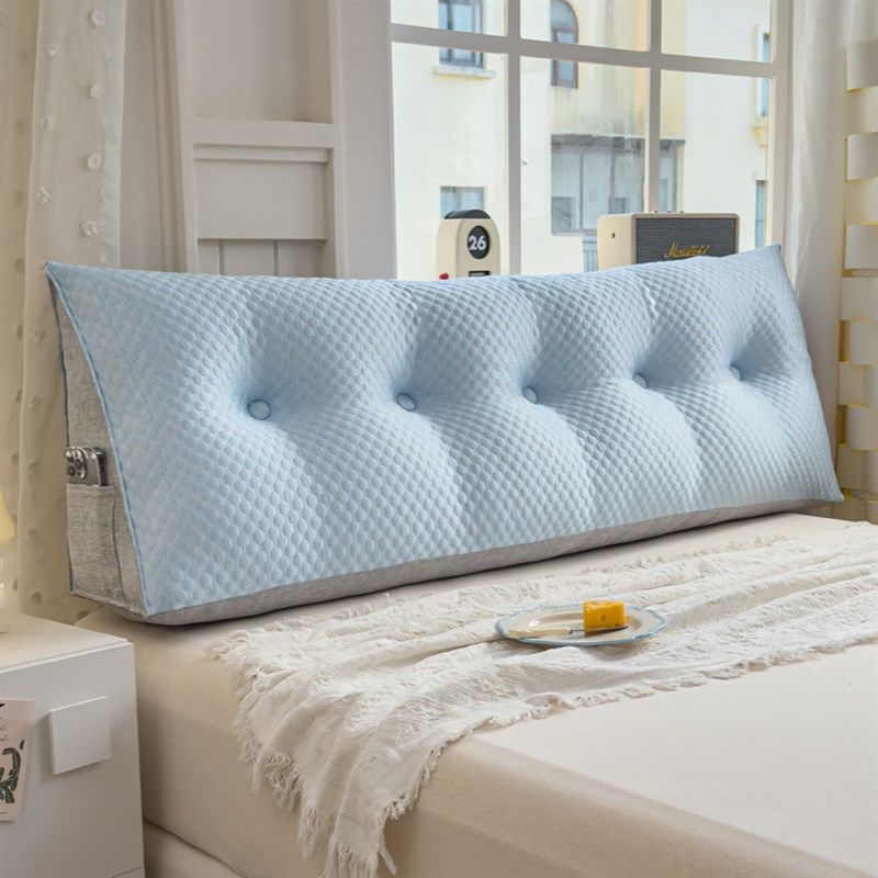 Cool/Bingdoudou Bedside Cushion 20u25 New Bed Thickened Soft Pack Backrest Waist Protector Bay Window Cushion