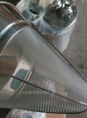 304不锈钢锥形纱网汤滤茶叶药渣漏斗过滤网食物漏厨房去渣勺茶漏