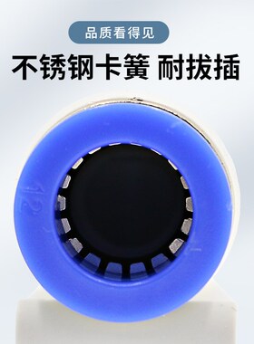 SMC型高压旋转快插快速气动高速360度带螺纹弯头气管接头配件大全
